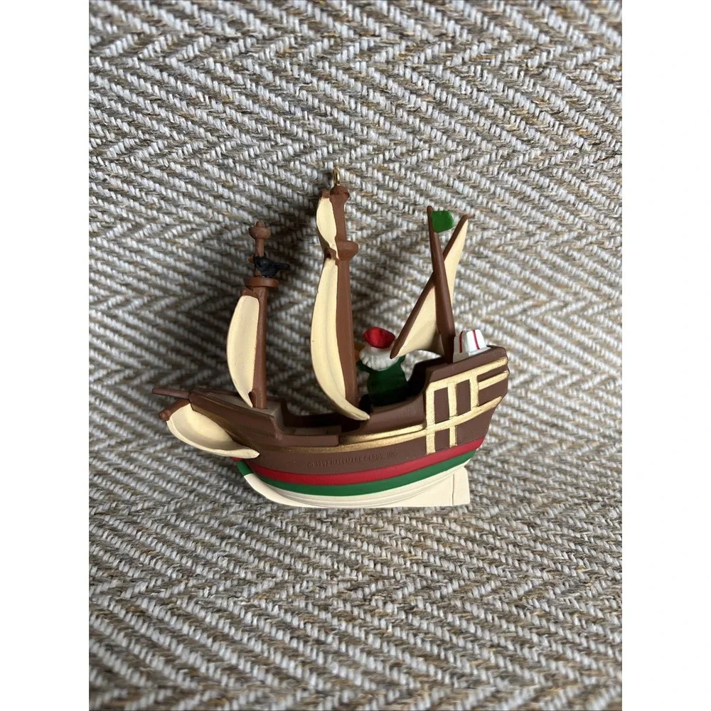 Hallmark Keepsake Santa Maria Ornament 1992 Collectors Club Ornament